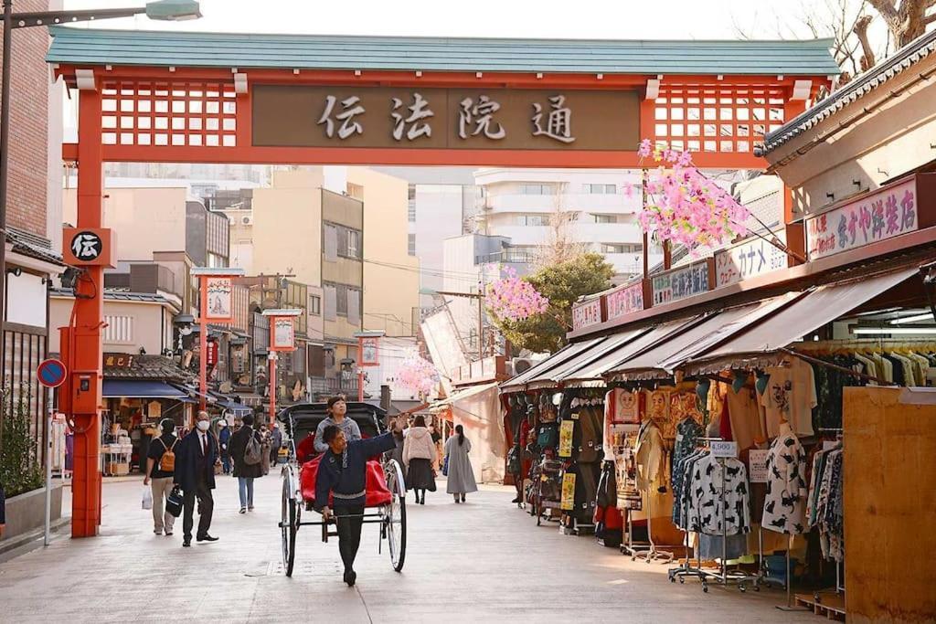 Apartmán 403 Oshiage Sta 3Mins Walk! Wi-Fi & Elevator 4Pax Prefektura Tokio Exteriér fotografie