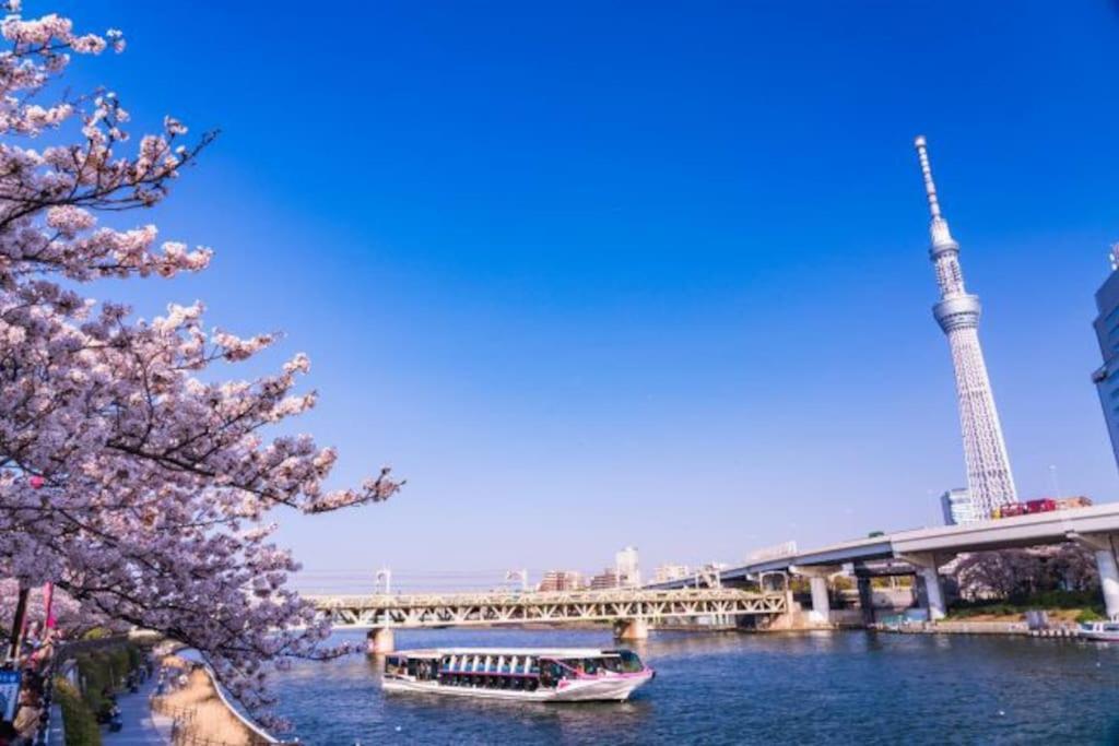 Apartmán 403 Oshiage Sta 3Mins Walk! Wi-Fi & Elevator 4Pax Prefektura Tokio Exteriér fotografie