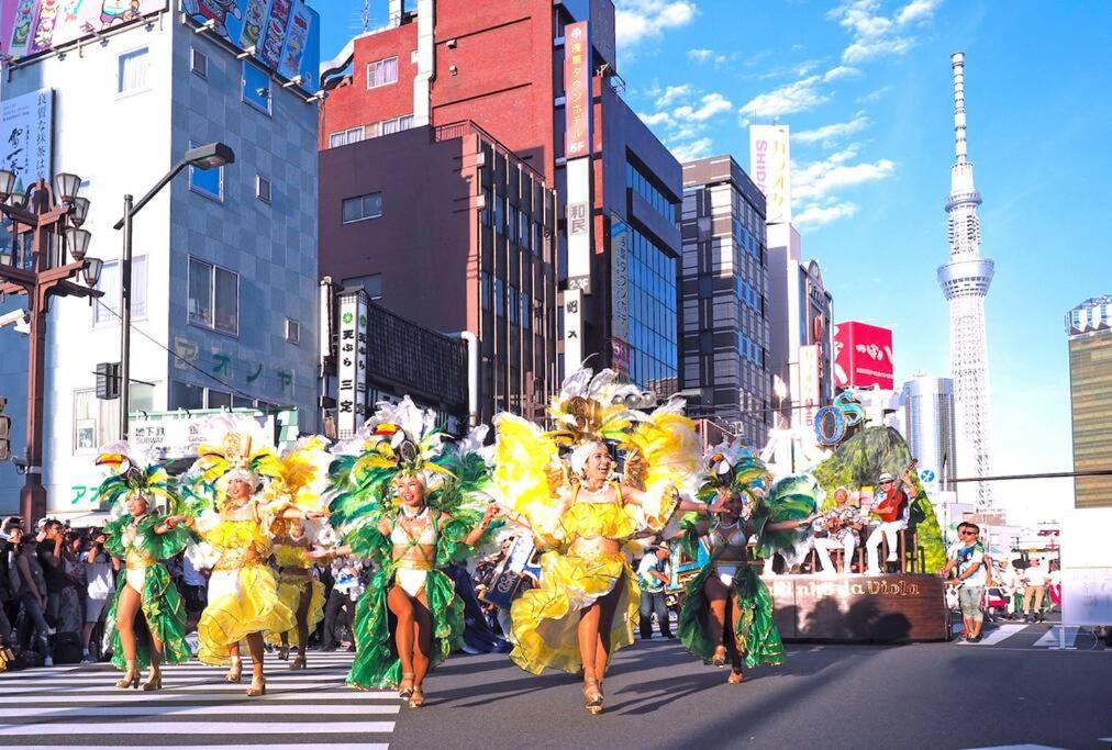 Apartmán 403 Oshiage Sta 3Mins Walk! Wi-Fi & Elevator 4Pax Prefektura Tokio Exteriér fotografie