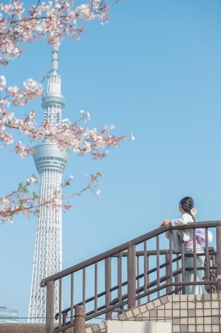 Apartmán 403 Oshiage Sta 3Mins Walk! Wi-Fi & Elevator 4Pax Prefektura Tokio Exteriér fotografie