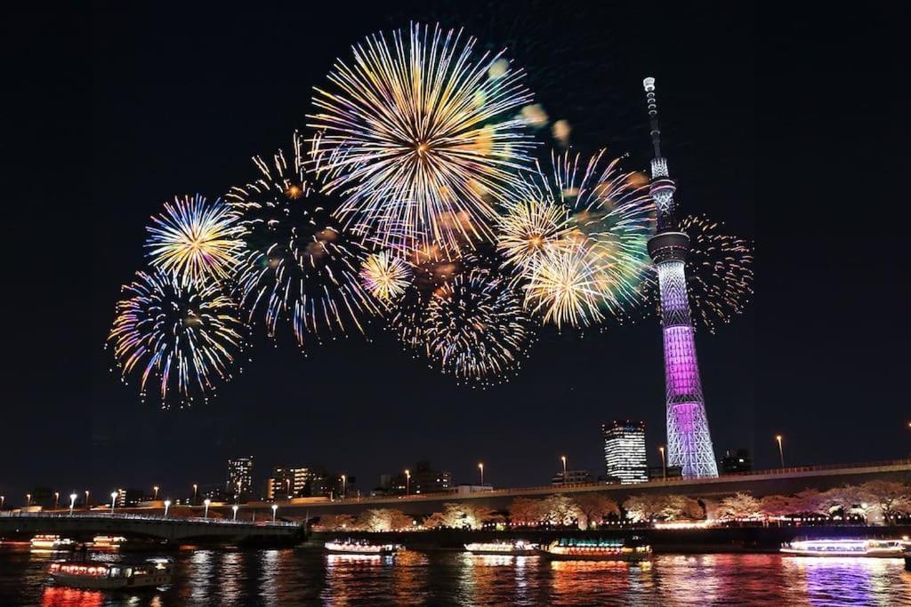 Apartmán 403 Oshiage Sta 3Mins Walk! Wi-Fi & Elevator 4Pax Prefektura Tokio Exteriér fotografie